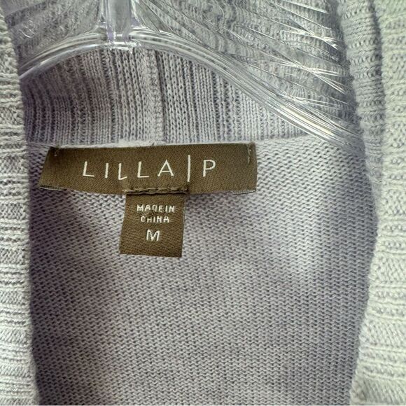 Lilla P lavender cardigan size medium - Picture 4 of 5